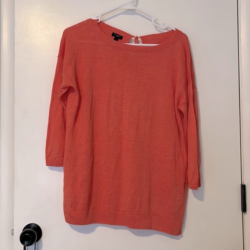Talbots linen sweater